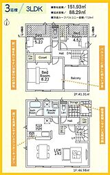 町田市下小山田町　新築分譲住宅　全4棟（3号棟）