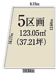 グラファーレ　昭島市拝島町5丁目　売地　全9区画　5号区