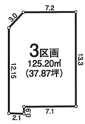 あきる野市小川　売地　全4区画　3号区