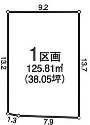 あきる野市小川　売地　全4区画　1号区