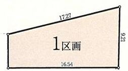 武蔵村山市中藤5丁目　売地　全4区画　1号区