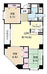 唐戸第3ビル 501号室