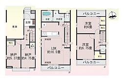 三鷹市下連雀6丁目1号棟　新築戸建
