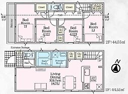 調布市入間町1丁目　2号棟　新築戸建