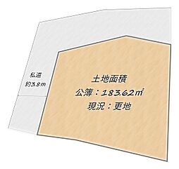 右京区鳴滝本町　売土地（建築条件無）