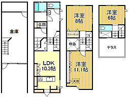 堺市西区神野町１丁の一戸建て