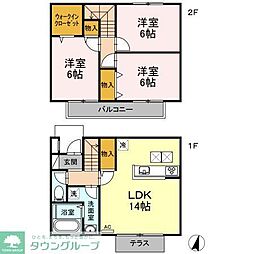アビタ　東南西館　E