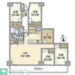 大船第参パークタウンＦ棟 508