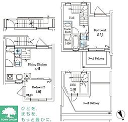 目黒区三田２丁目の一戸建て