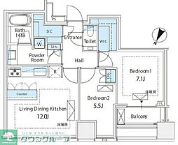 プレミストタワー白金高輪 3303