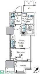 HARUMI　FLAG　PORT　VILLAGE　Ｂ棟 823