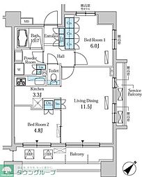 パークアクシス幡ヶ谷 804