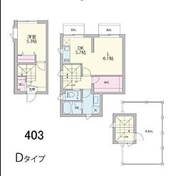 クーカイ・テラス早稲田 403
