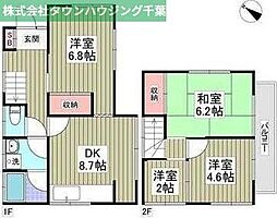 千葉市若葉区桜木北３丁目の一戸建て