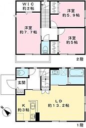 北方戸建貸家　Ｆ棟