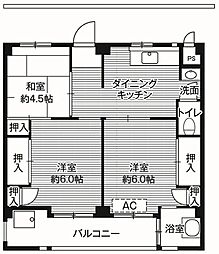 ビレッジハウス愛生4号棟 (103号室)