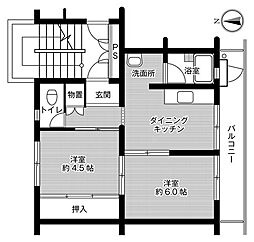 ビレッジハウス検見川9号棟 (202号室) 202