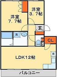 グロースメゾン海神Ｂ 102