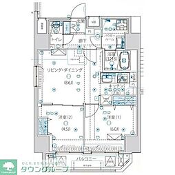 ルクレ墨田緑ＩＩＩ(エスリオ　クレッシー) 901