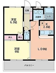 ベルフォーレガーデン国立 A202