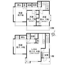 越谷市東越谷６丁目の一戸建て