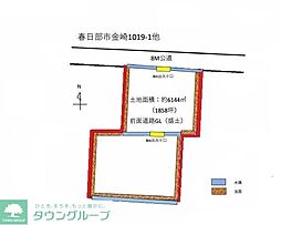 春日部市金崎の土地