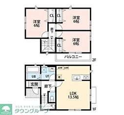越谷市大字大林の一戸建て