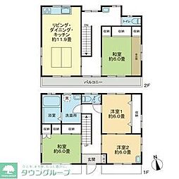 越谷市赤山町４丁目の一戸建て
