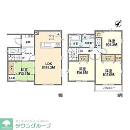 ふじみ野市元福岡1丁目の一戸建て