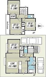 川越市大字的場の一戸建て