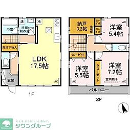 国立市谷保戸建　A A