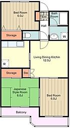 クレスト国立 203