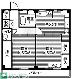 ビレッジハウス根岸2号棟 (407号室) 407