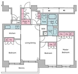 レジディアタワー目黒不動前 2207