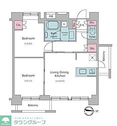 レジディア新宿イーストII 801