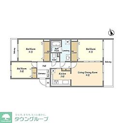 テレパレス柏てるて　南街区　1号棟 303