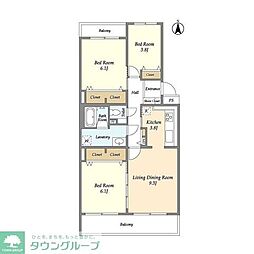 テレパレス柏てるて　北街区　1号棟 303