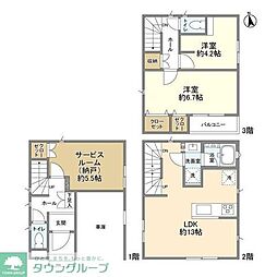 市川市稲荷木２丁目の一戸建て