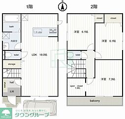 柏市南増尾5丁目　貸家