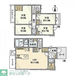 小平市花小金井南町２丁目の一戸建て