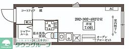ＣＯＣＯＣＵＢＥ大井町II 402