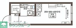 ＣＯＣＯＣＵＢＥ大井町II 403