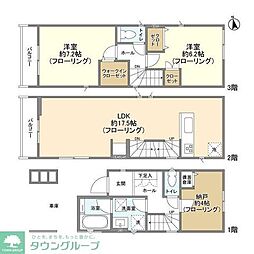 川崎市多摩区菅稲田堤３丁目の一戸建て