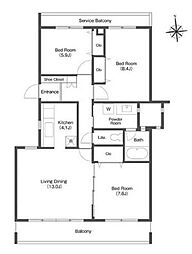 コンフォリア鷺沼三丁目 102