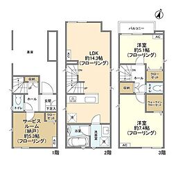 茅ヶ崎市中海岸３丁目の一戸建て