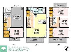 横浜市栄区笠間３丁目の一戸建て