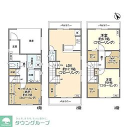 入間郡三芳町大字竹間沢の一戸建て