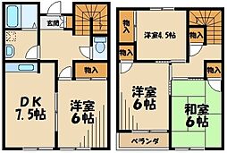 所沢市北中３丁目の一戸建て