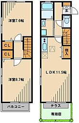 清瀬市中里5丁目の一戸建て