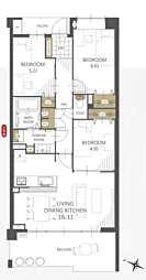 コンフォート・パレス薬園台 408